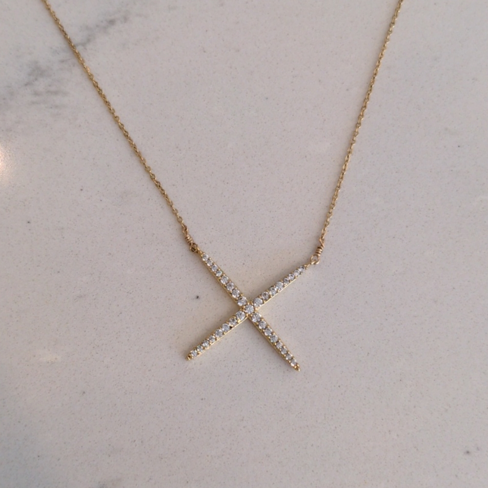 KulaKai Gold x necklace